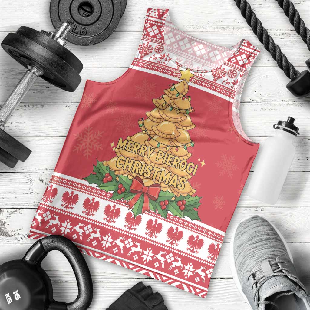 Poland Christmas Men Tank Top Oh Pierogi Tree - Wonder Print Shop