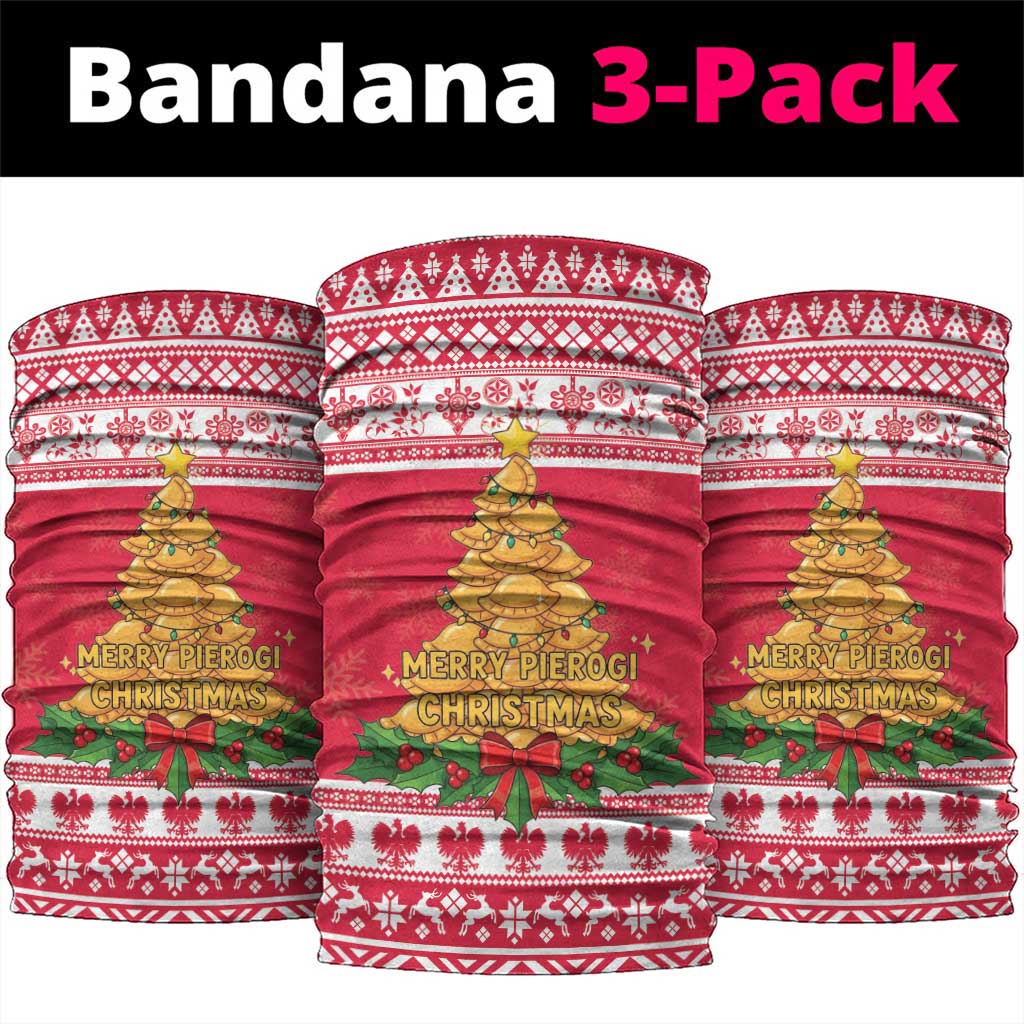 Poland Christmas Neck Gaiter Oh Pierogi Tree - Wonder Print Shop