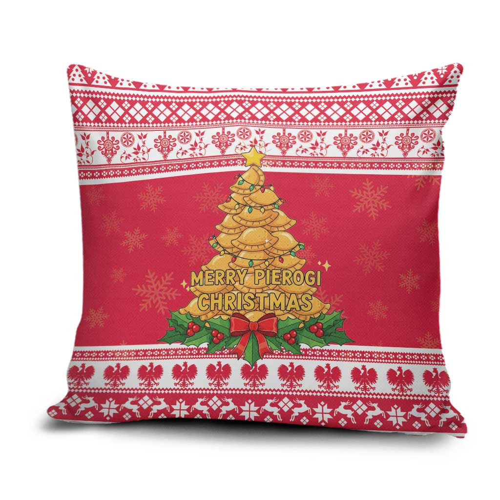 Poland Christmas Pillow Cover Oh Pierogi Tree - Wonder Print Shop