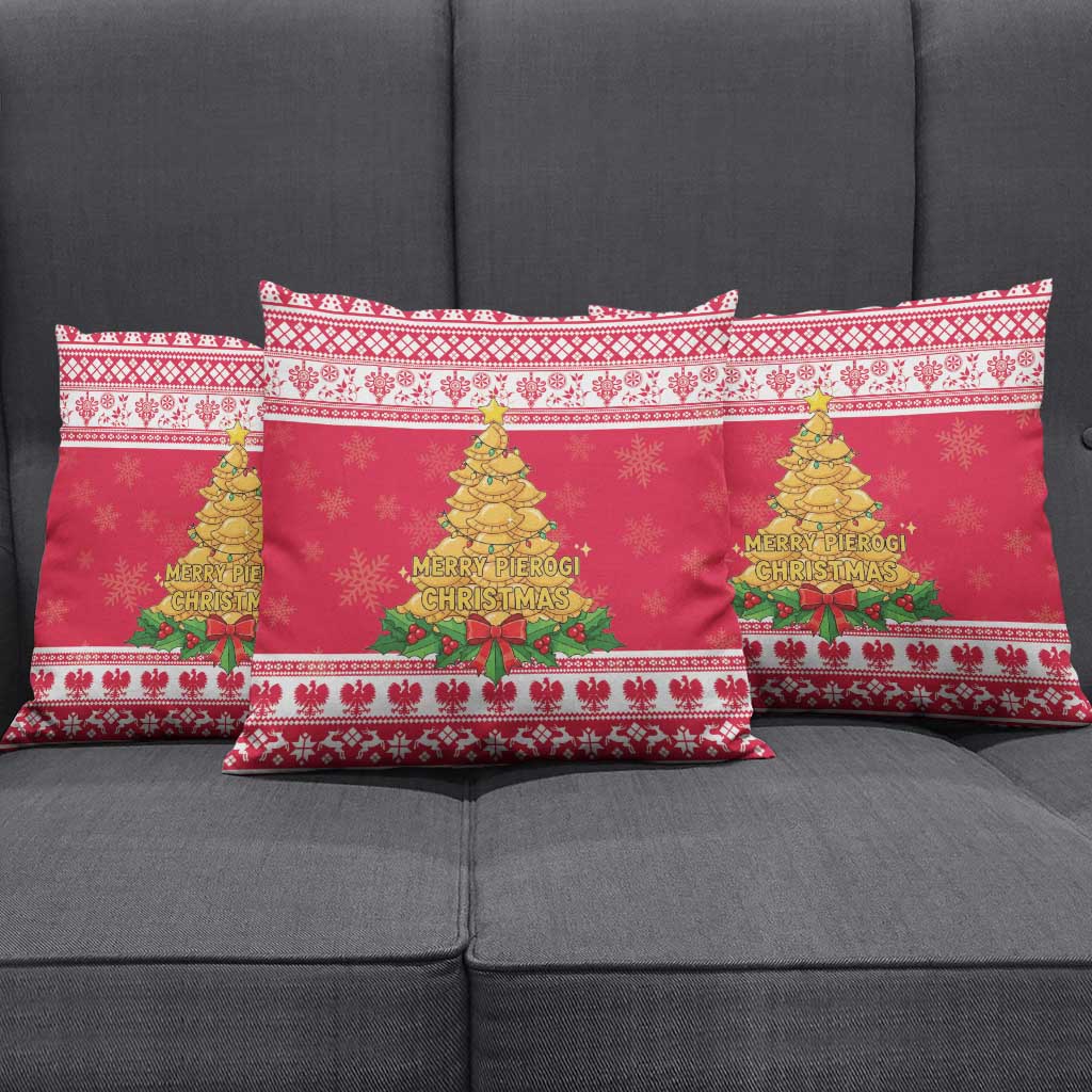 Poland Christmas Pillow Cover Oh Pierogi Tree - Wonder Print Shop