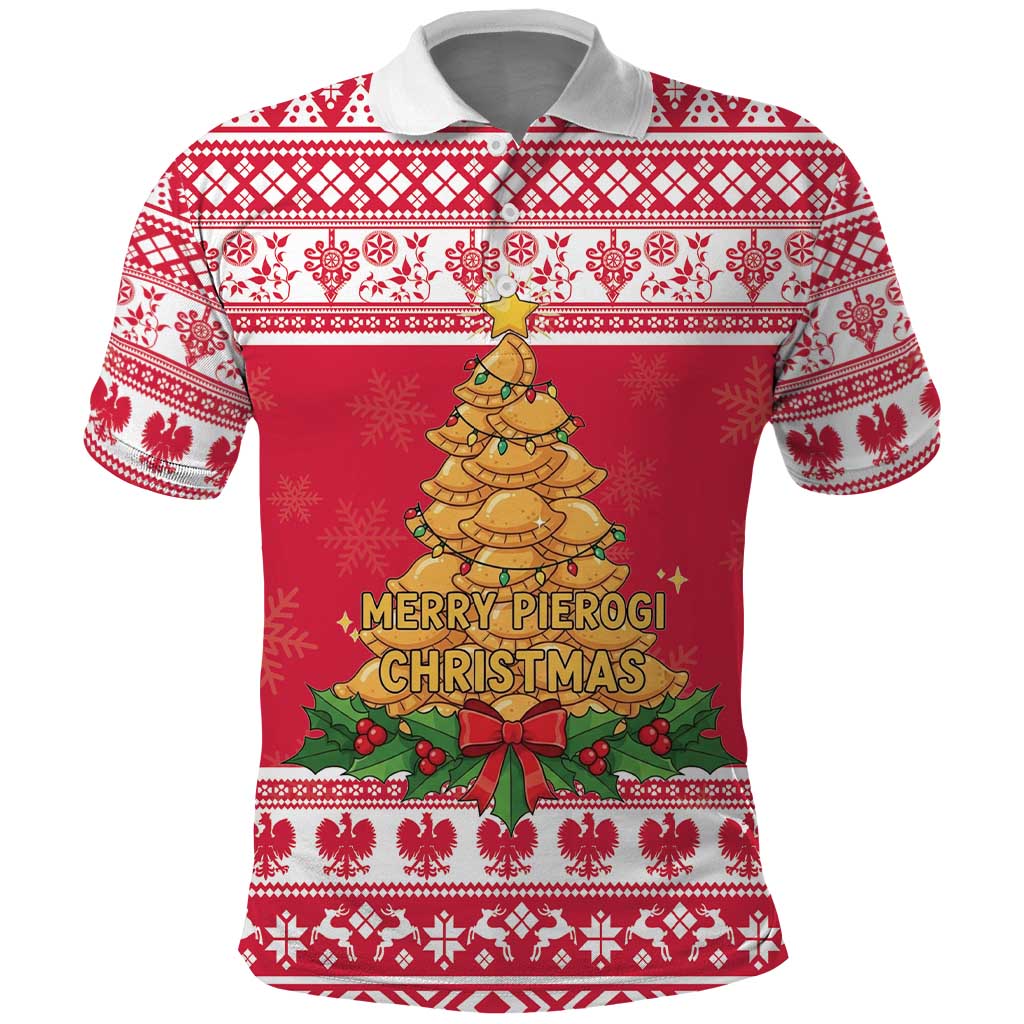 Poland Christmas Polo Shirt Oh Pierogi Tree - Wonder Print Shop