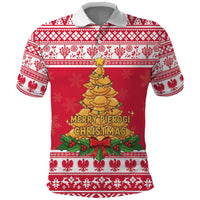 Poland Christmas Polo Shirt Oh Pierogi Tree - Wonder Print Shop