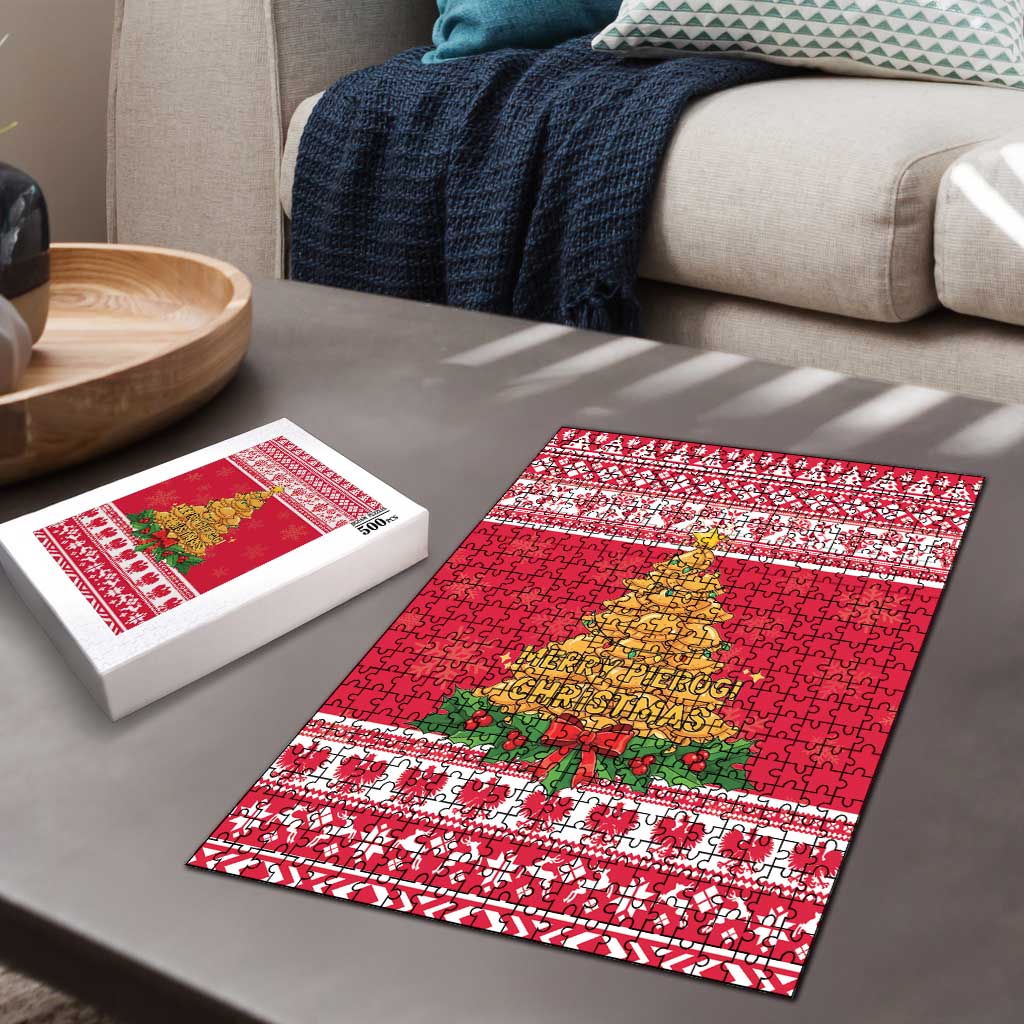 Poland Christmas Puzzle Oh Pierogi Tree - Wonder Print Shop