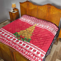 Poland Christmas Quilt Oh Pierogi Tree - Wonder Print Shop