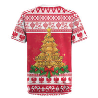 Poland Christmas Rugby Jersey Oh Pierogi Tree - Wonder Print Shop