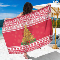 Poland Christmas Sarong Oh Pierogi Tree - Wonder Print Shop