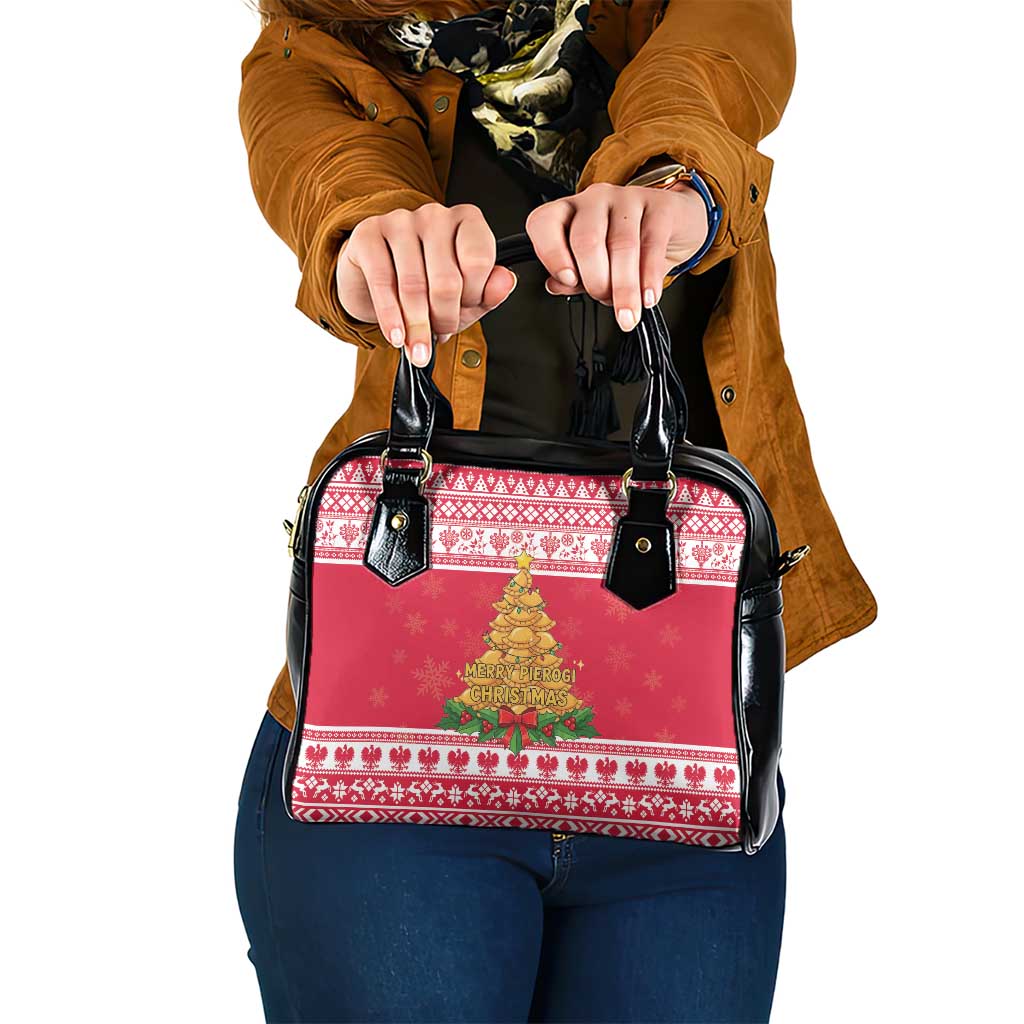 Poland Christmas Shoulder Handbag Oh Pierogi Tree - Wonder Print Shop