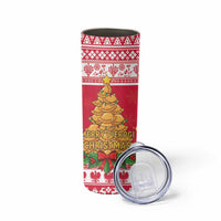 Poland Christmas Skinny Tumbler Oh Pierogi Tree - Wonder Print Shop