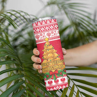 Poland Christmas Skinny Tumbler Oh Pierogi Tree - Wonder Print Shop