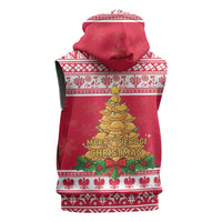 Poland Christmas Sleeveless Hoodie Oh Pierogi Tree - Wonder Print Shop