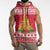 Poland Christmas Sleeveless Zip Hoodie Oh Pierogi Tree - Wonder Print Shop