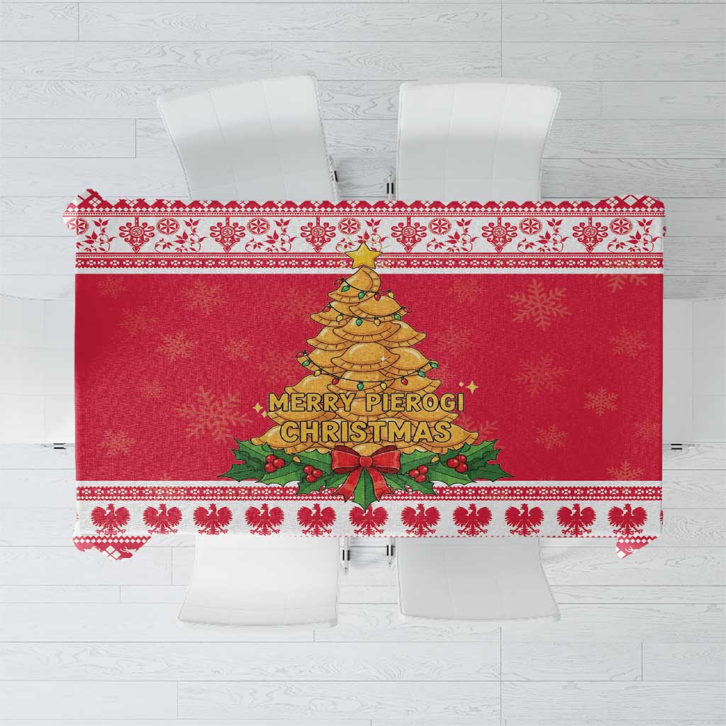 Poland Christmas Tablecloth Oh Pierogi Tree - Wonder Print Shop