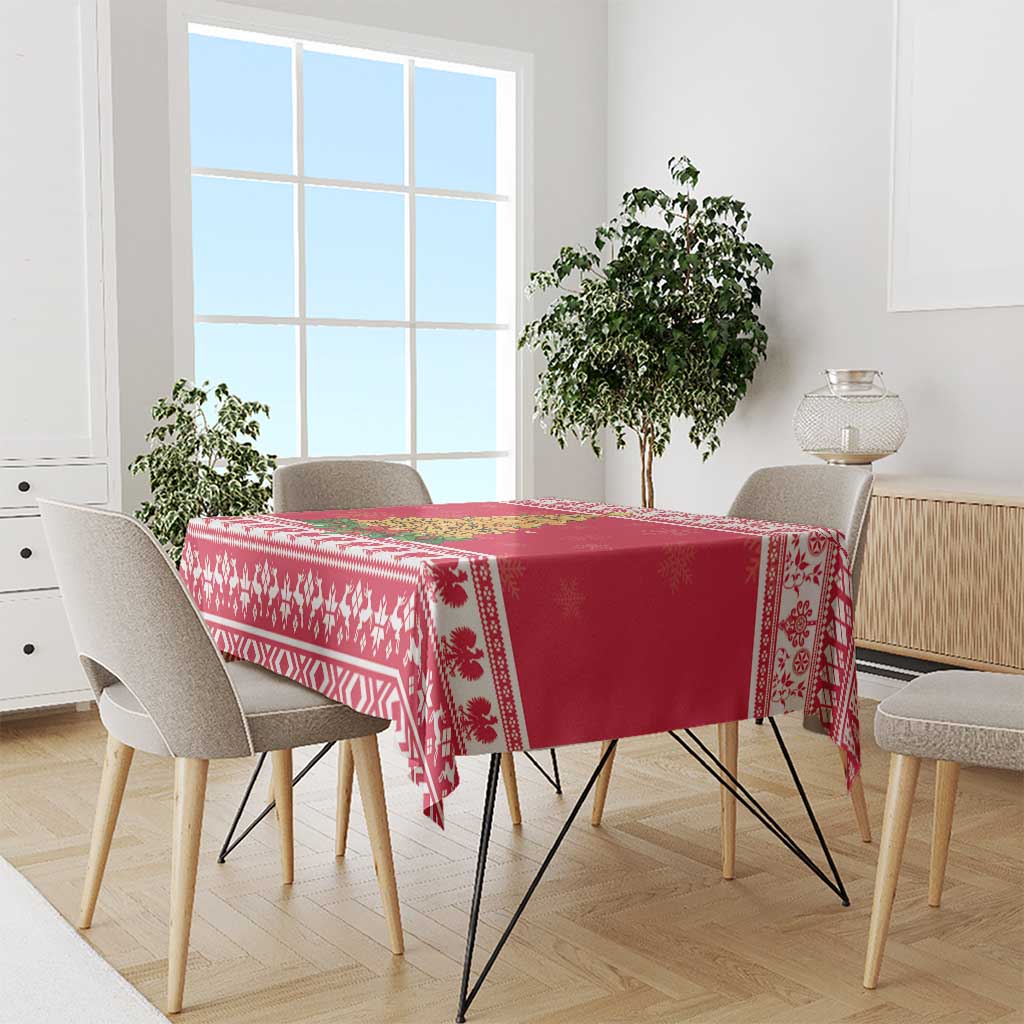 Poland Christmas Tablecloth Oh Pierogi Tree - Wonder Print Shop