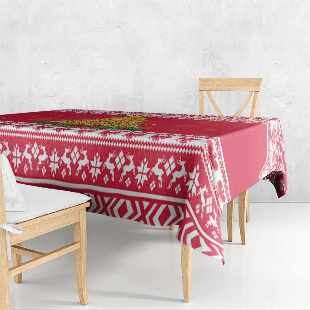Poland Christmas Tablecloth Oh Pierogi Tree - Wonder Print Shop