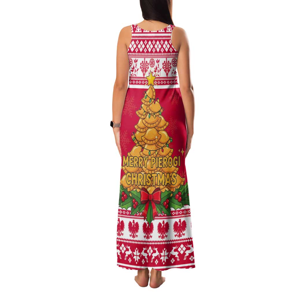Poland Christmas Tank Maxi Dress Oh Pierogi Tree - Wonder Print Shop