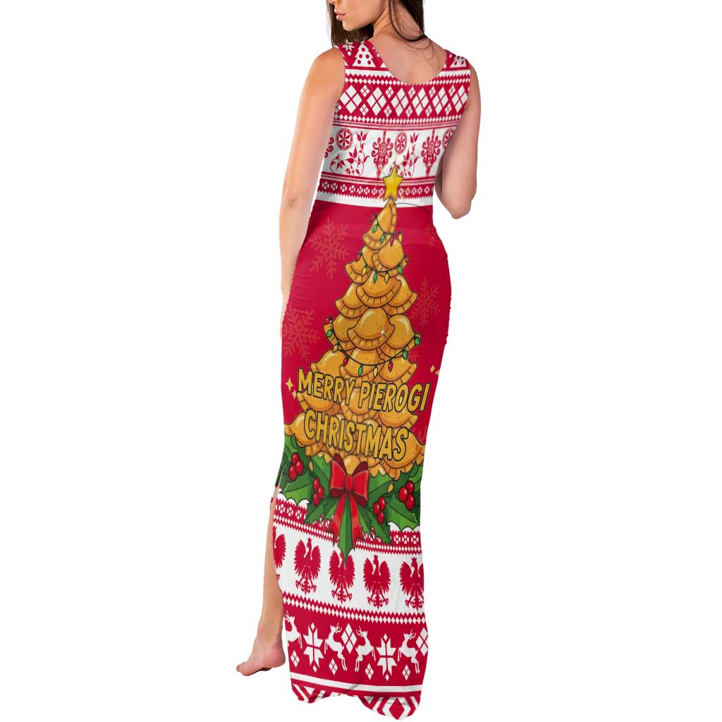 Poland Christmas Tank Maxi Dress Oh Pierogi Tree - Wonder Print Shop