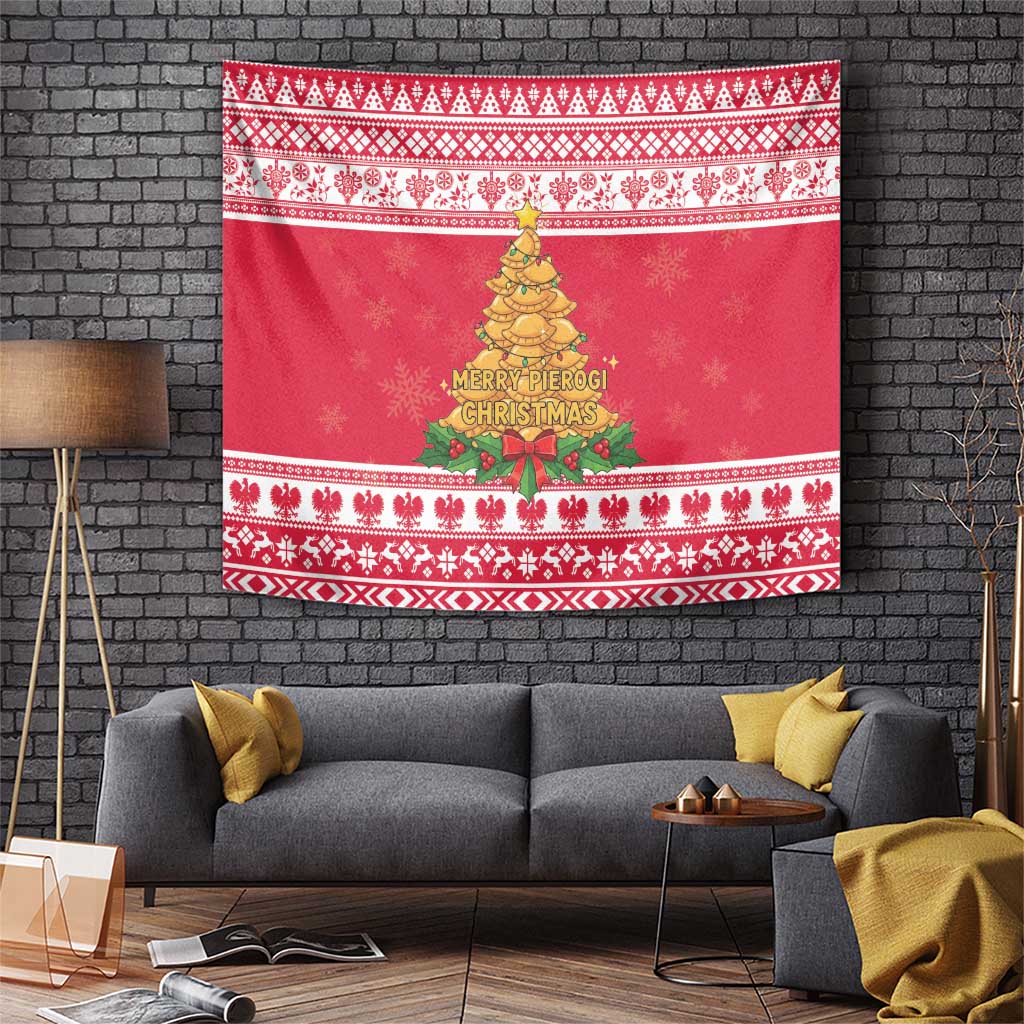 Poland Christmas Tapestry Oh Pierogi Tree - Wonder Print Shop