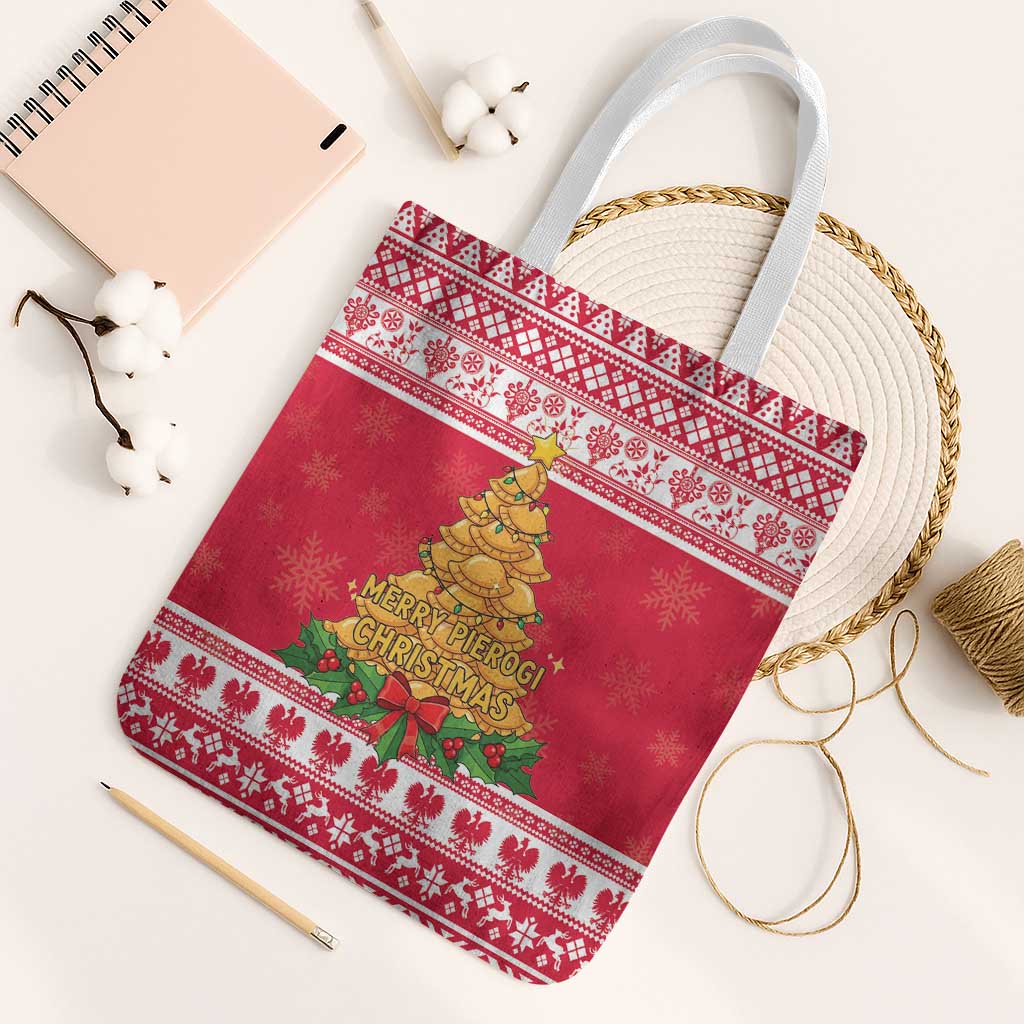 Poland Christmas Tote Bag Oh Pierogi Tree - Wonder Print Shop