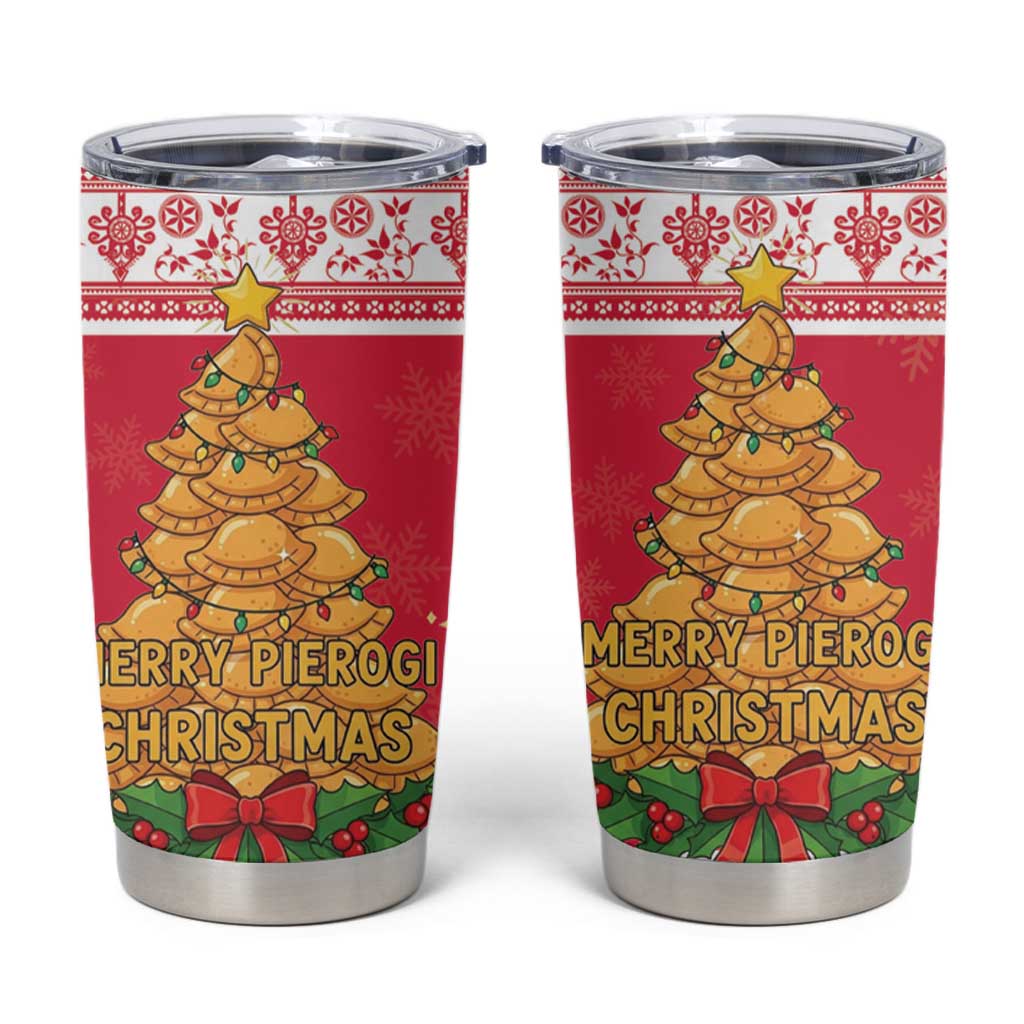 Poland Christmas Tumbler Cup Oh Pierogi Tree - Wonder Print Shop