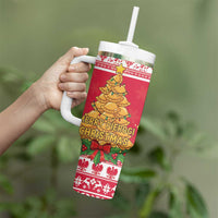 Poland Christmas Tumbler With Handle Oh Pierogi Tree - Wonder Print Shop