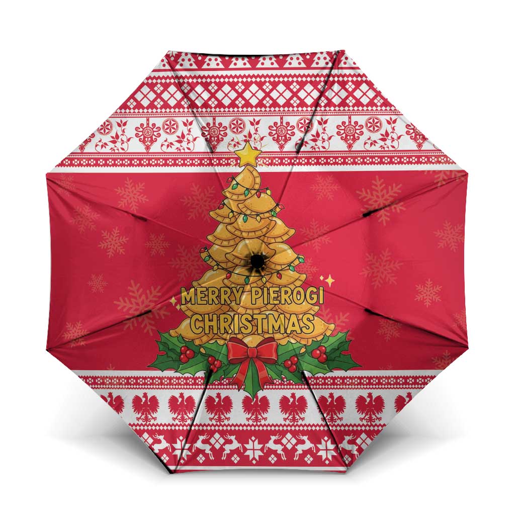 Poland Christmas Umbrella Oh Pierogi Tree - Wonder Print Shop