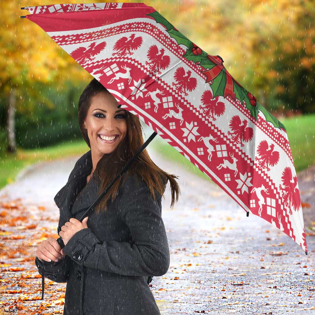 Poland Christmas Umbrella Oh Pierogi Tree - Wonder Print Shop