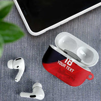 Custom Bailiwick of Jersey Cricket AirPods Case Jer Lions Champion Red Version - Wonder Print Shop