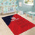 Custom Bailiwick of Jersey Cricket Area Rug Jer Lions Champion Red Version - Wonder Print Shop