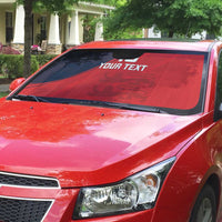 Custom Bailiwick of Jersey Cricket Auto Sun Shade Jer Lions Champion Red Version - Wonder Print Shop