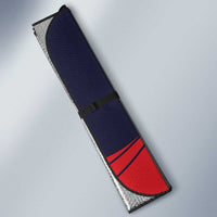 Custom Bailiwick of Jersey Cricket Auto Sun Shade Jer Lions Champion Red Version - Wonder Print Shop