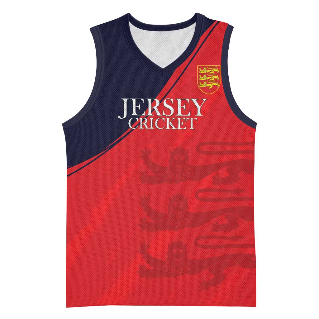 Custom Bailiwick of Jersey Cricket Basketball Jersey Jer Lions Champion Red Version - Wonder Print Shop