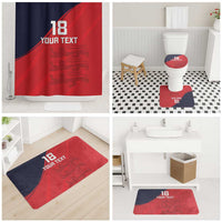 Custom Bailiwick of Jersey Cricket Bathroom Set Jer Lions Champion Red Version - Wonder Print Shop