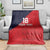 Custom Bailiwick of Jersey Cricket Blanket Jer Lions Champion Red Version - Wonder Print Shop