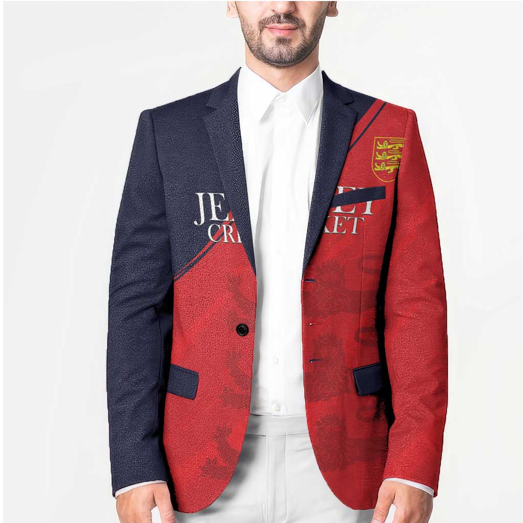 Custom Bailiwick of Jersey Cricket Blazer Jer Lions Champion Red Version - Wonder Print Shop