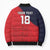 Custom Bailiwick of Jersey Cricket Bomber Puffer Jacket Jer Lions Champion Red Version - Wonder Print Shop