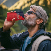 Custom Bailiwick of Jersey Cricket 4 in 1 Can Cooler Tumbler Jer Lions Champion Red Version - Wonder Print Shop