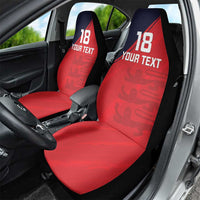 Custom Bailiwick of Jersey Cricket Car Seat Cover Jer Lions Champion Red Version - Wonder Print Shop
