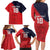 Custom Bailiwick of Jersey Cricket Family Matching Long Sleeve Bodycon Dress and Hawaiian Shirt Jer Lions Champion Red Version - Wonder Print Shop