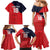 Custom Bailiwick of Jersey Cricket Family Matching Mermaid Dress and Hawaiian Shirt Jer Lions Champion Red Version - Wonder Print Shop