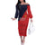 Custom Bailiwick of Jersey Cricket Family Matching Off The Shoulder Long Sleeve Dress and Hawaiian Shirt Jer Lions Champion Red Version - Wonder Print Shop