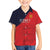 Custom Bailiwick of Jersey Cricket Family Matching Off The Shoulder Long Sleeve Dress and Hawaiian Shirt Jer Lions Champion Red Version - Wonder Print Shop