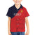 Custom Bailiwick of Jersey Cricket Family Matching Off Shoulder Maxi Dress and Hawaiian Shirt Jer Lions Champion Red Version - Wonder Print Shop