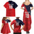 Custom Bailiwick of Jersey Cricket Family Matching Summer Maxi Dress and Hawaiian Shirt Jer Lions Champion Red Version - Wonder Print Shop