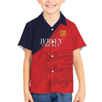 Custom Bailiwick of Jersey Cricket Hawaiian Shirt Jer Lions Champion Red Version - Wonder Print Shop