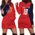 Custom Bailiwick of Jersey Cricket Hoodie Dress Jer Lions Champion Red Version - Wonder Print Shop