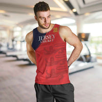 Custom Bailiwick of Jersey Cricket Men Tank Top Jer Lions Champion Red Version - Wonder Print Shop