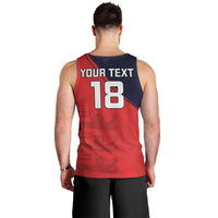 Custom Bailiwick of Jersey Cricket Men Tank Top Jer Lions Champion Red Version - Wonder Print Shop