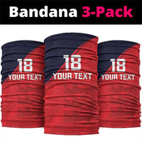 Custom Bailiwick of Jersey Cricket Neck Gaiter Jer Lions Champion Red Version - Wonder Print Shop