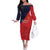 Custom Bailiwick of Jersey Cricket Off The Shoulder Long Sleeve Dress Jer Lions Champion Red Version - Wonder Print Shop