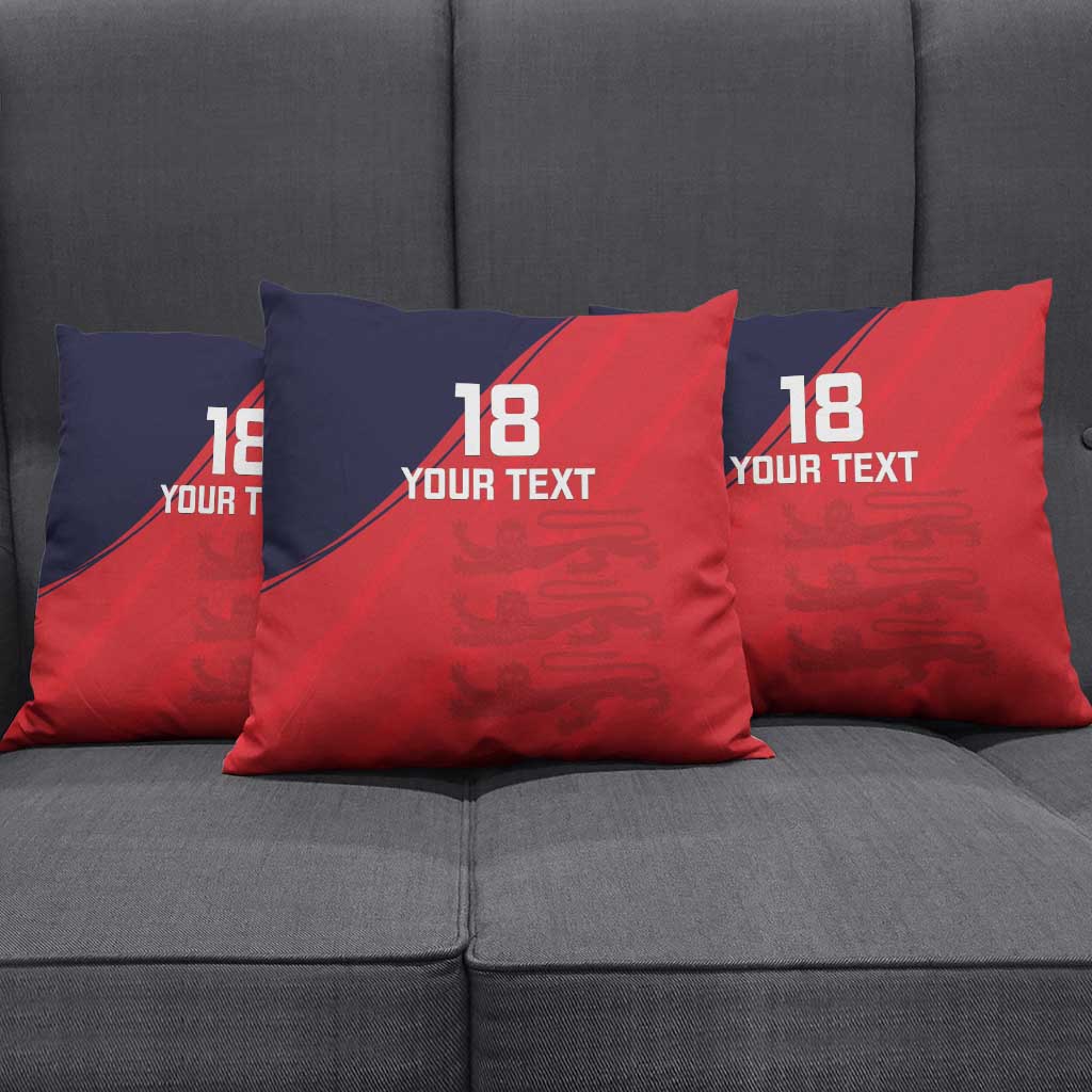 Custom Bailiwick of Jersey Cricket Pillow Cover Jer Lions Champion Red Version - Wonder Print Shop